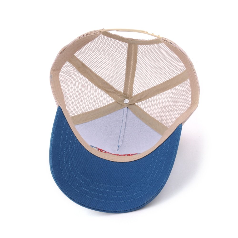 5 panel embroidery sports mesh trucker cap