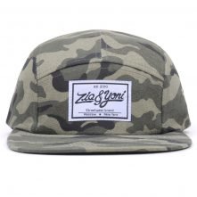 printing camo 5 panels caps custom logo