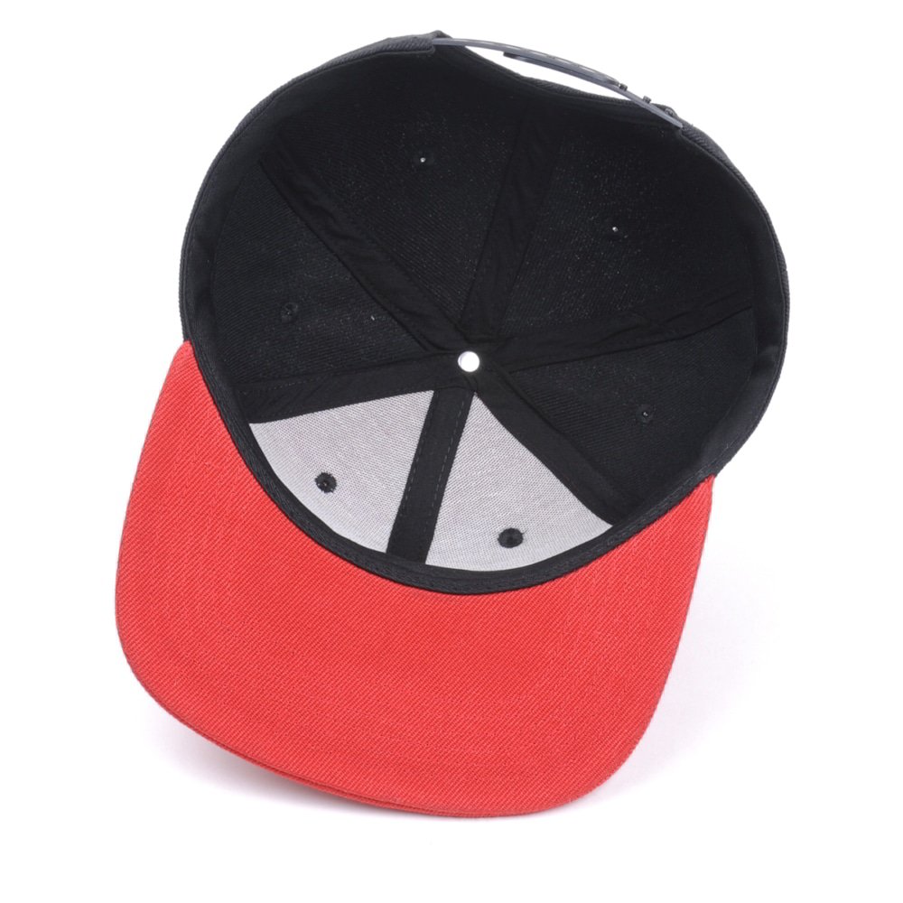 custom 3d embroidery flat brim snapback caps china factory