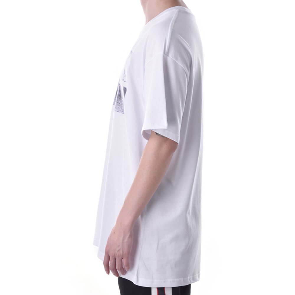 custom hot selling white printing logo cotton tshirt