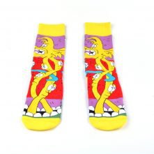 Jacquard Cartoon Colorful Custom Logo Socks