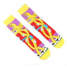 Jacquard Cartoon Colorful Custom Logo Socks