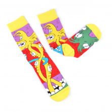 Jacquard Cartoon Colorful Custom Logo Socks