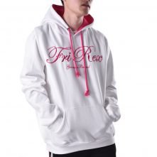 fashion streetwear embroidery white mens hoodie