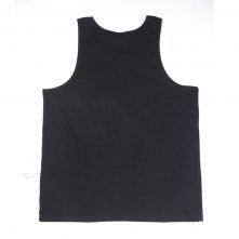 printing logo black mens tank top