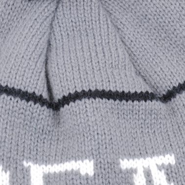 jacquard logo pom pom warm winter beanies hats