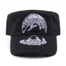 aungcrown plain embroidery logo military hats custom china factory