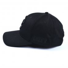 3d embroidery sports black baseball caps