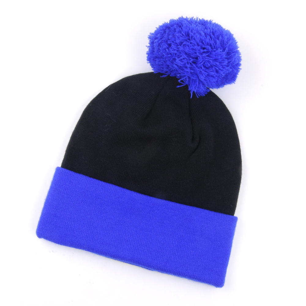 pom pom plain winter jacquard beanies