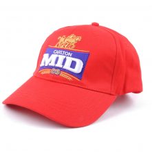 high quality embroidery sports red baseball caps