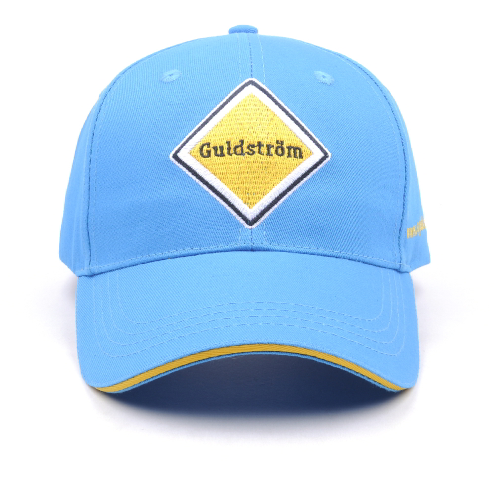 plain embroidery sandwich brim blue baseball caps