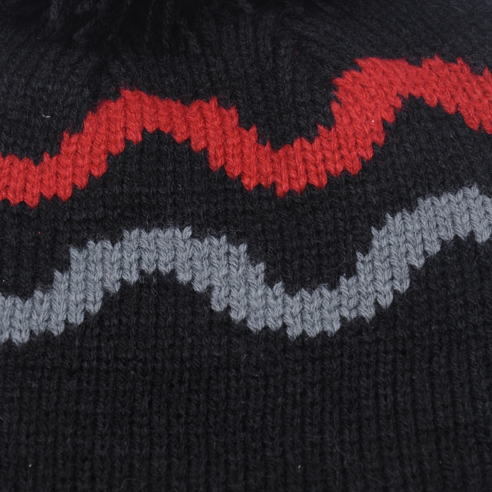 plain jacquard winter caps knitting beanies custom