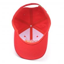 puff embroidery sports red baseball caps