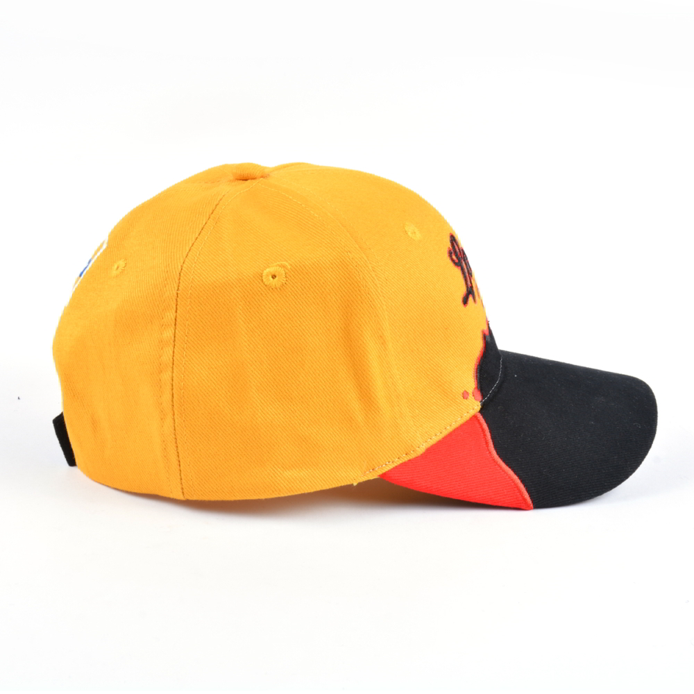 two color embroidery plain sports baseball caps