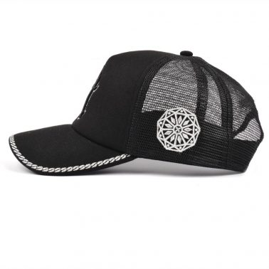 5 panels embroidery baseball caps trucker mesh hats