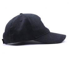 football embroidery sports black baseball caps