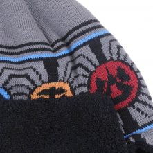 jacquard logo earflap winter beanies