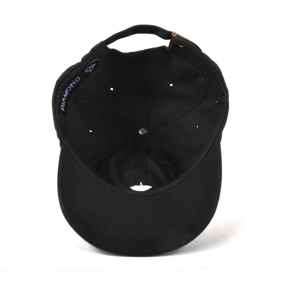 plain embroidery black dad hats baseball caps