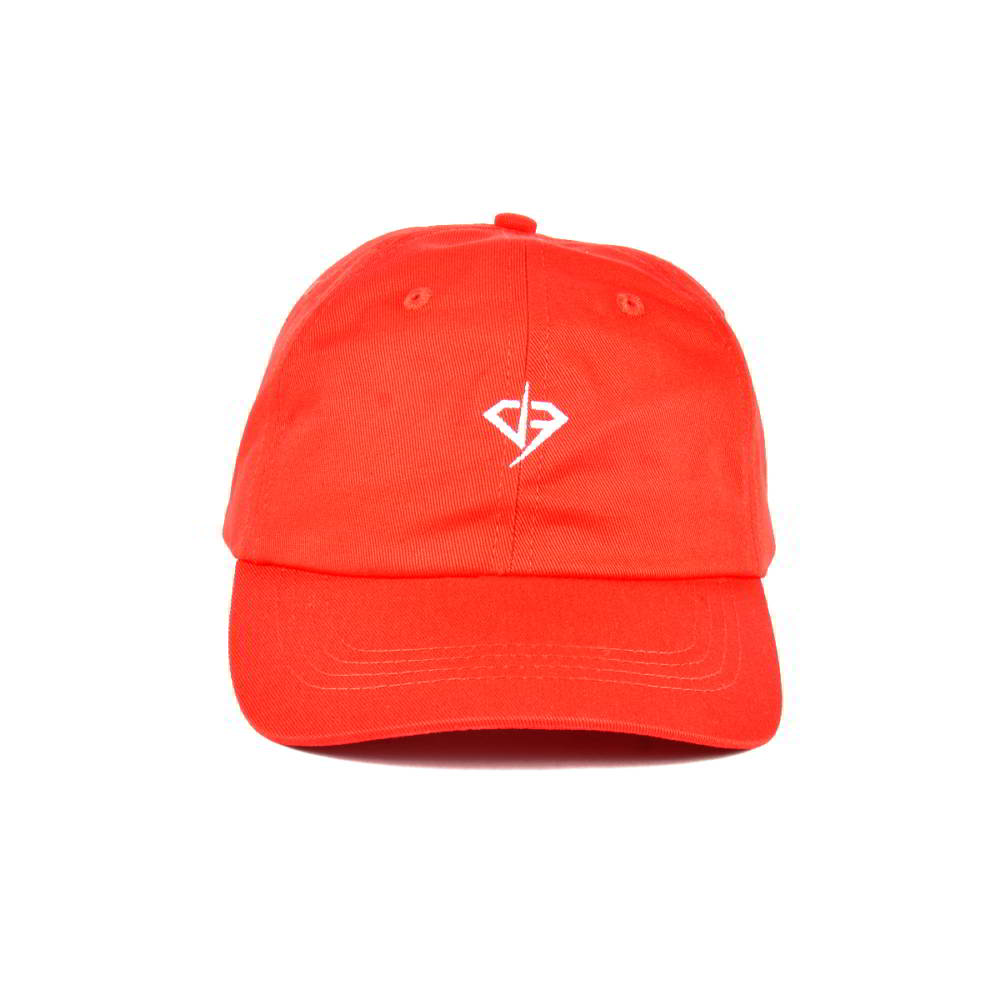 plain embroidery red sports dad hats