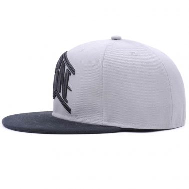 two color fitted snapback hats design logo