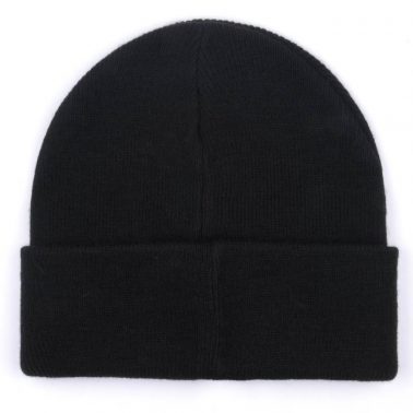 black knit hats cuffed winter beanies