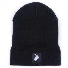 black knit hats cuffed winter beanies