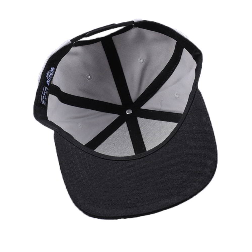 embroidery patch 6 panels snapback flat caps