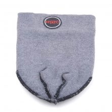 embroidery patch gray winter cuffed hats