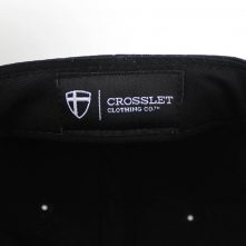 flat embroidery black snapback caps custom