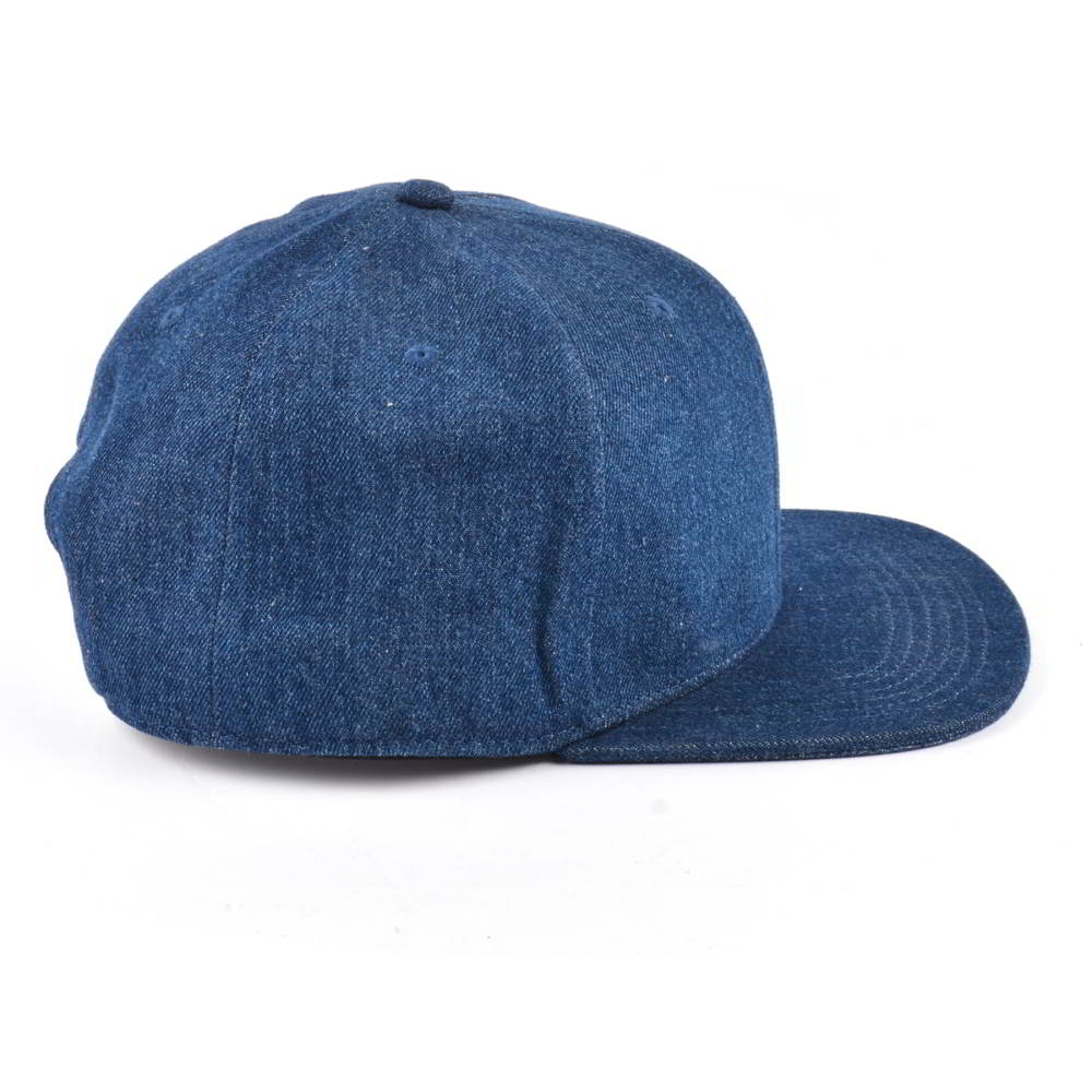 plain blank denim snapback hats without logo