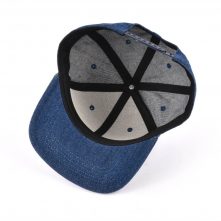 plain blank denim snapback hats without logo