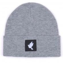 plain logo winter cuffed knitted beanies