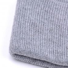 plain logo winter cuffed knitted beanies