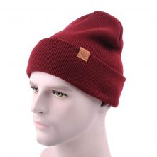 plain logo winter slouchy beanies warm hats
