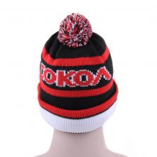 pom winter embroidery slouchy beanies