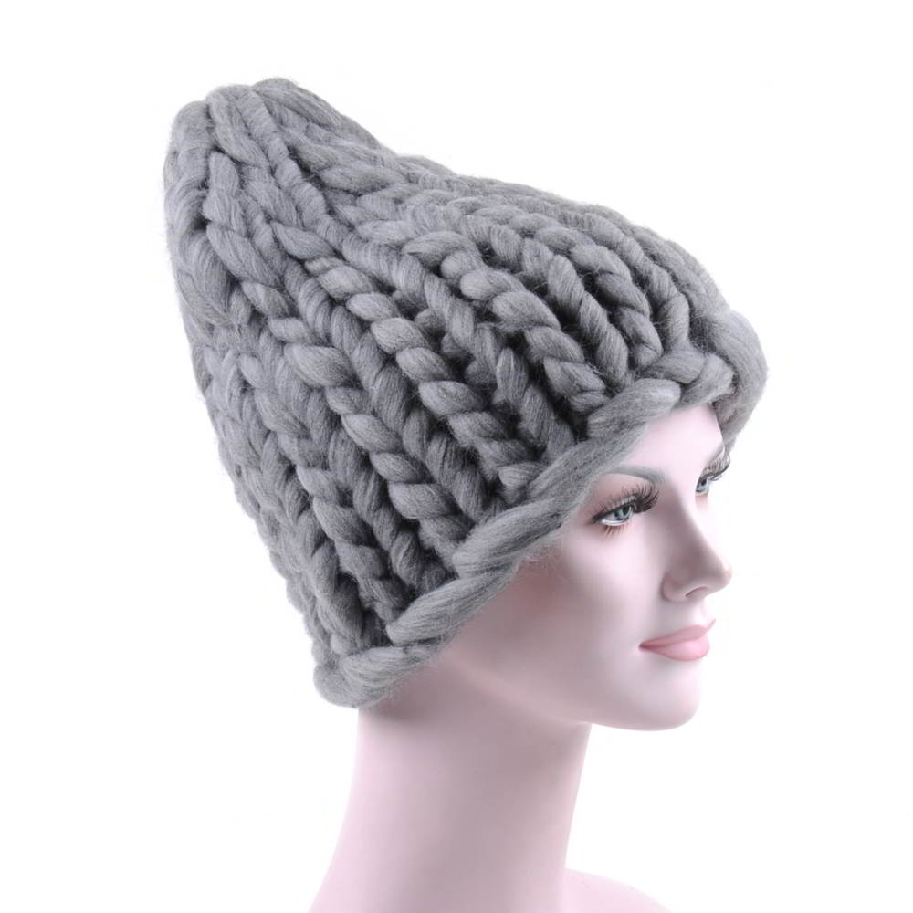 warm knitted winter beanies hats custom