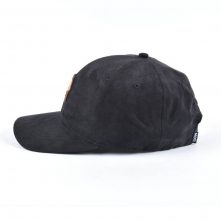 3d animal embroidery black suede baseball caps