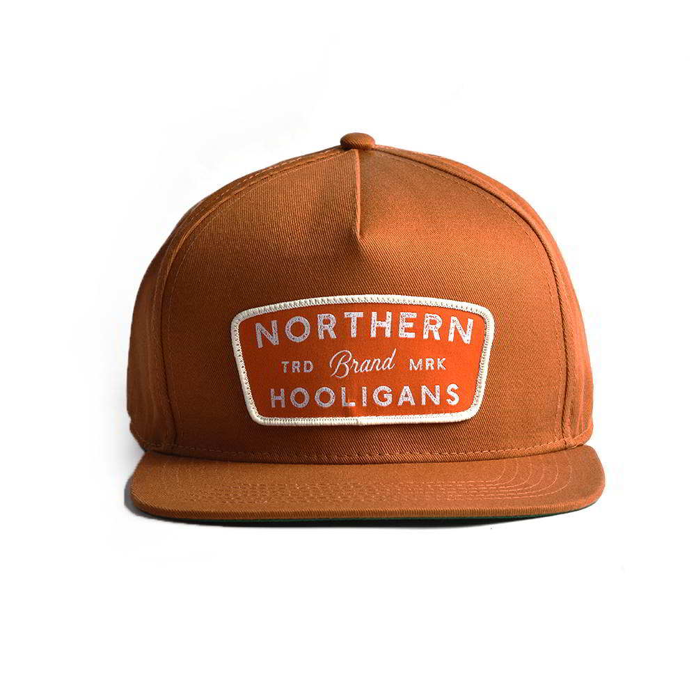 5 panels label patch snapback hats