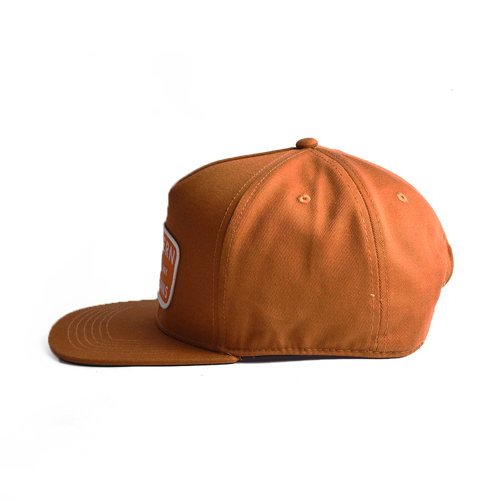 5 panels label patch snapback hats