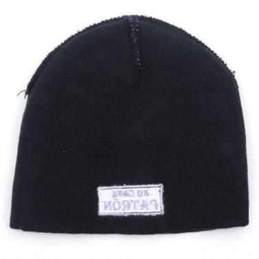 black jacquard winter caps beanies knitted hats