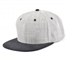 blank no logo acrylic wool suede brim snapback hats