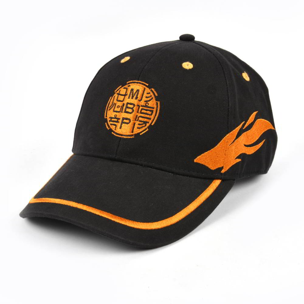 design embroidery sports black baseball caps