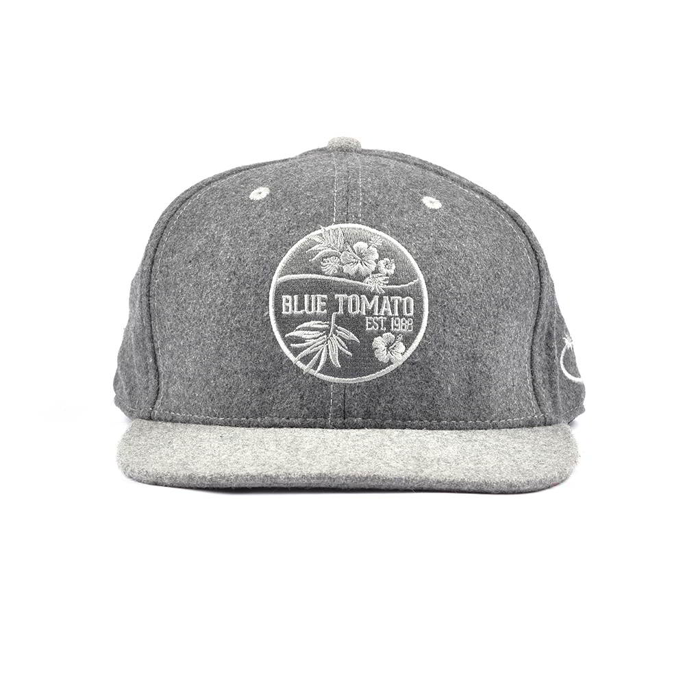 embroidery logo metal wool snapback caps