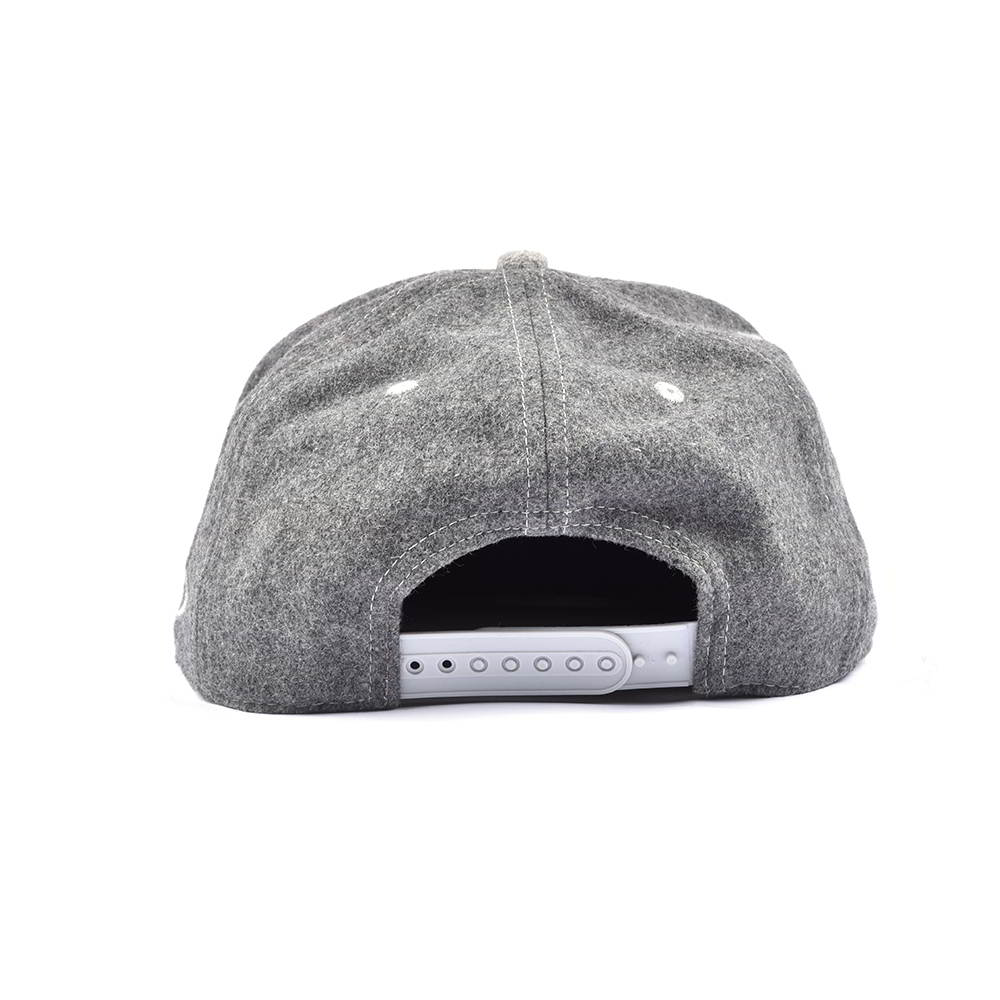 embroidery logo metal wool snapback caps