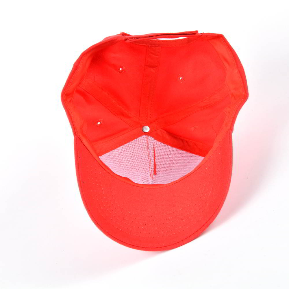 Blank red best sale baseball cap