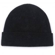 plain blank without logo black cuffed beanies