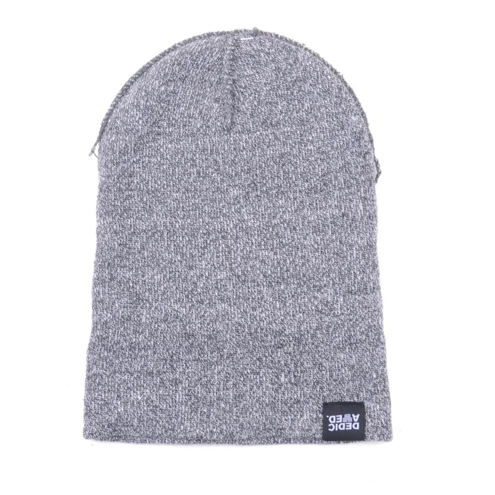 plain logo gray winter cuffed beanies custom