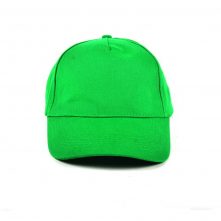 5 panels green blank baseball hats