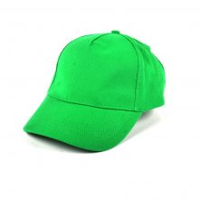 5 panels green blank baseball hats