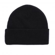 black winter beanies embroidery logo winter hats